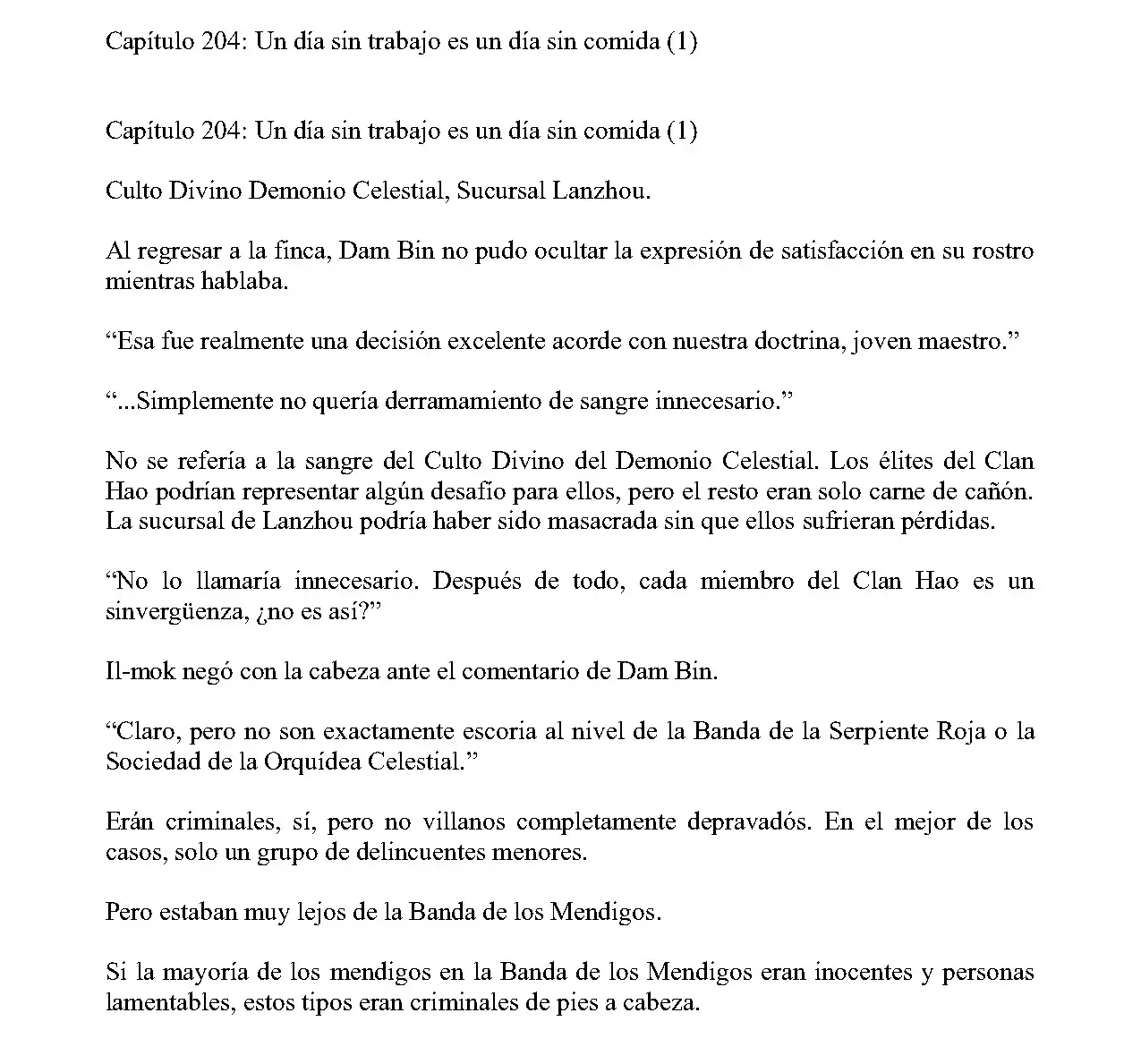 Obligado a ser Demonio Celestial capítulo 204, página 2