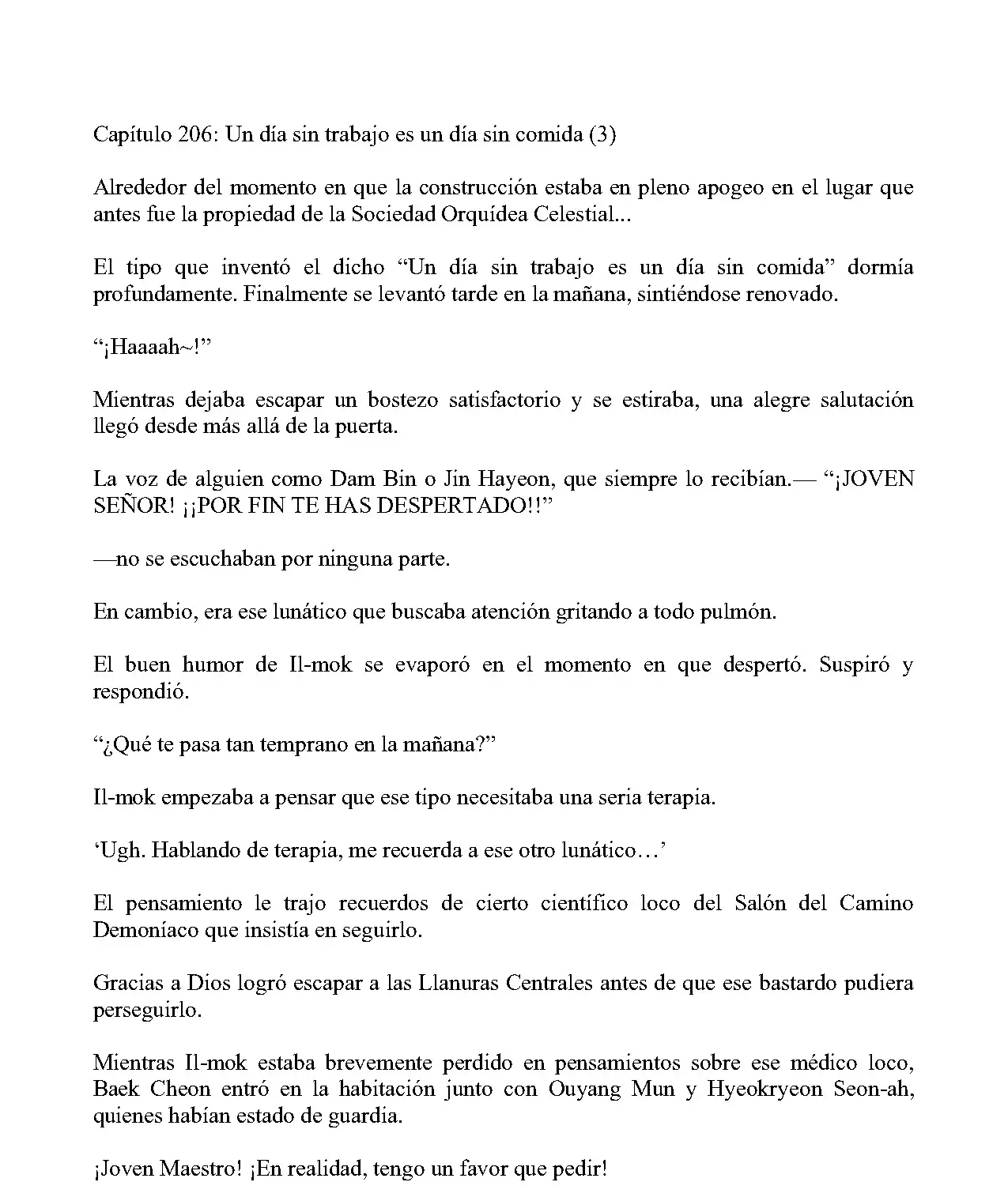 Obligado a ser Demonio Celestial capítulo 206, página 3