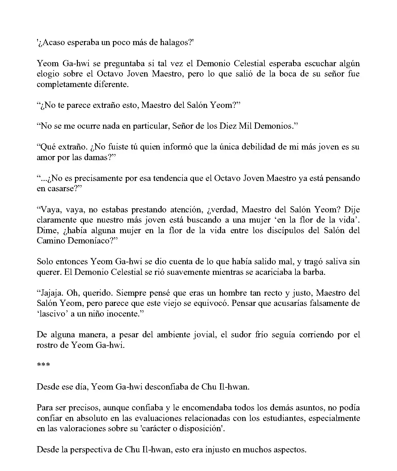 Obligado a ser Demonio Celestial capítulo 208, página 6