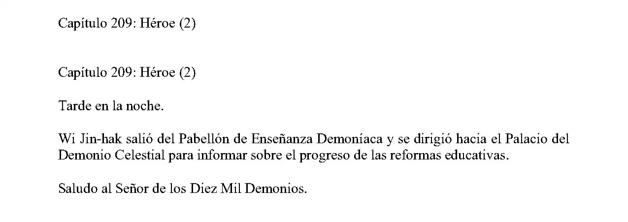 Obligado a ser Demonio Celestial capítulo 209, página 2