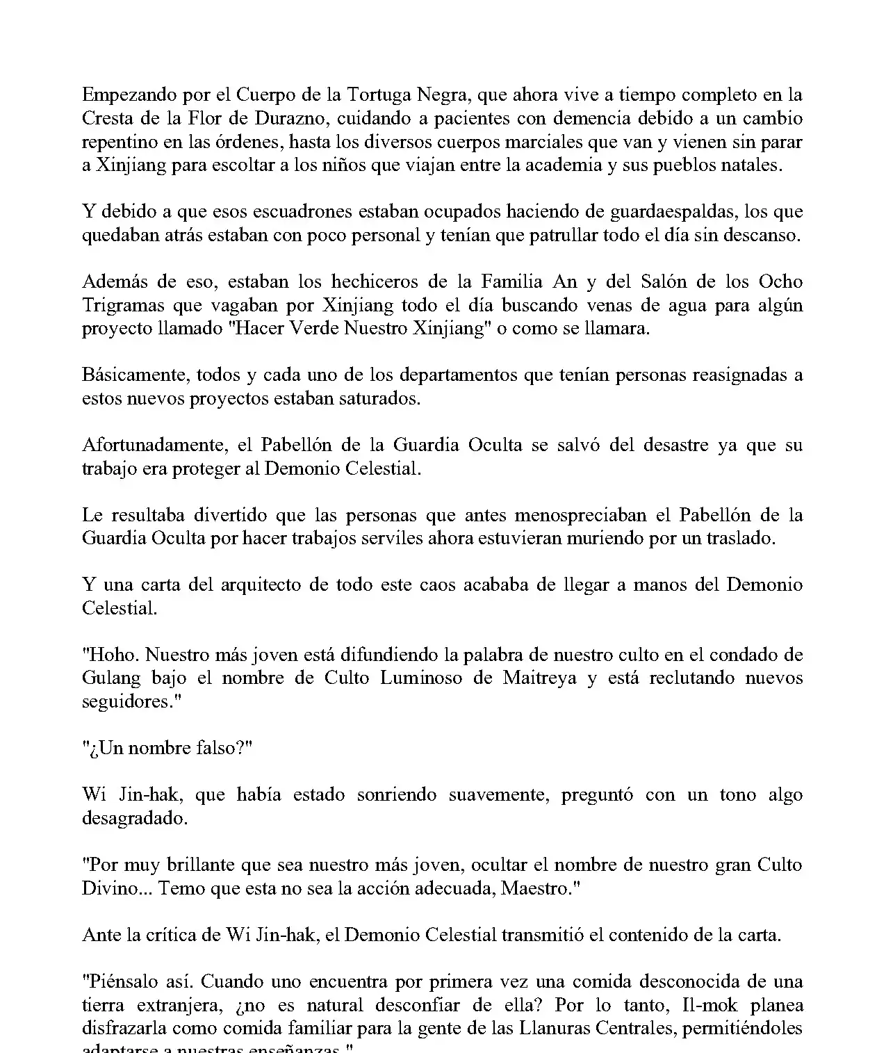 Obligado a ser Demonio Celestial capítulo 209, página 4