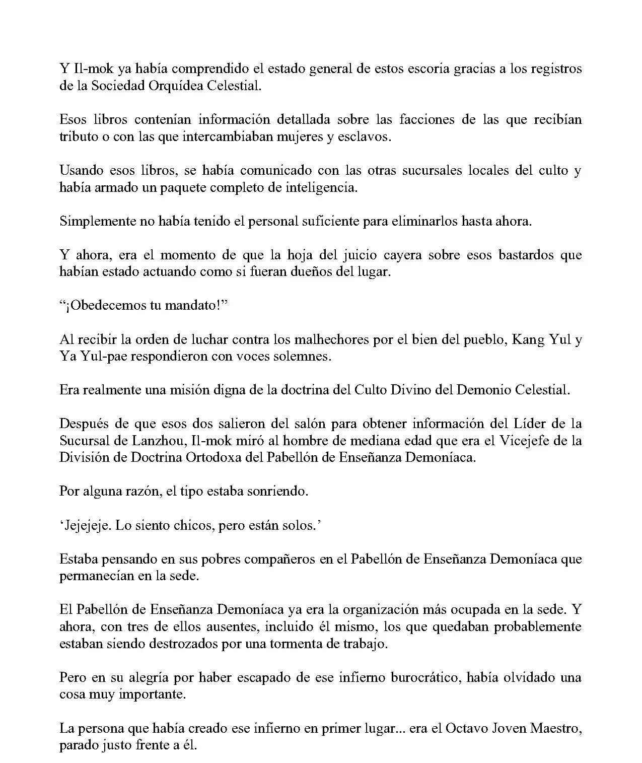 Obligado a ser Demonio Celestial capítulo 210, página 6