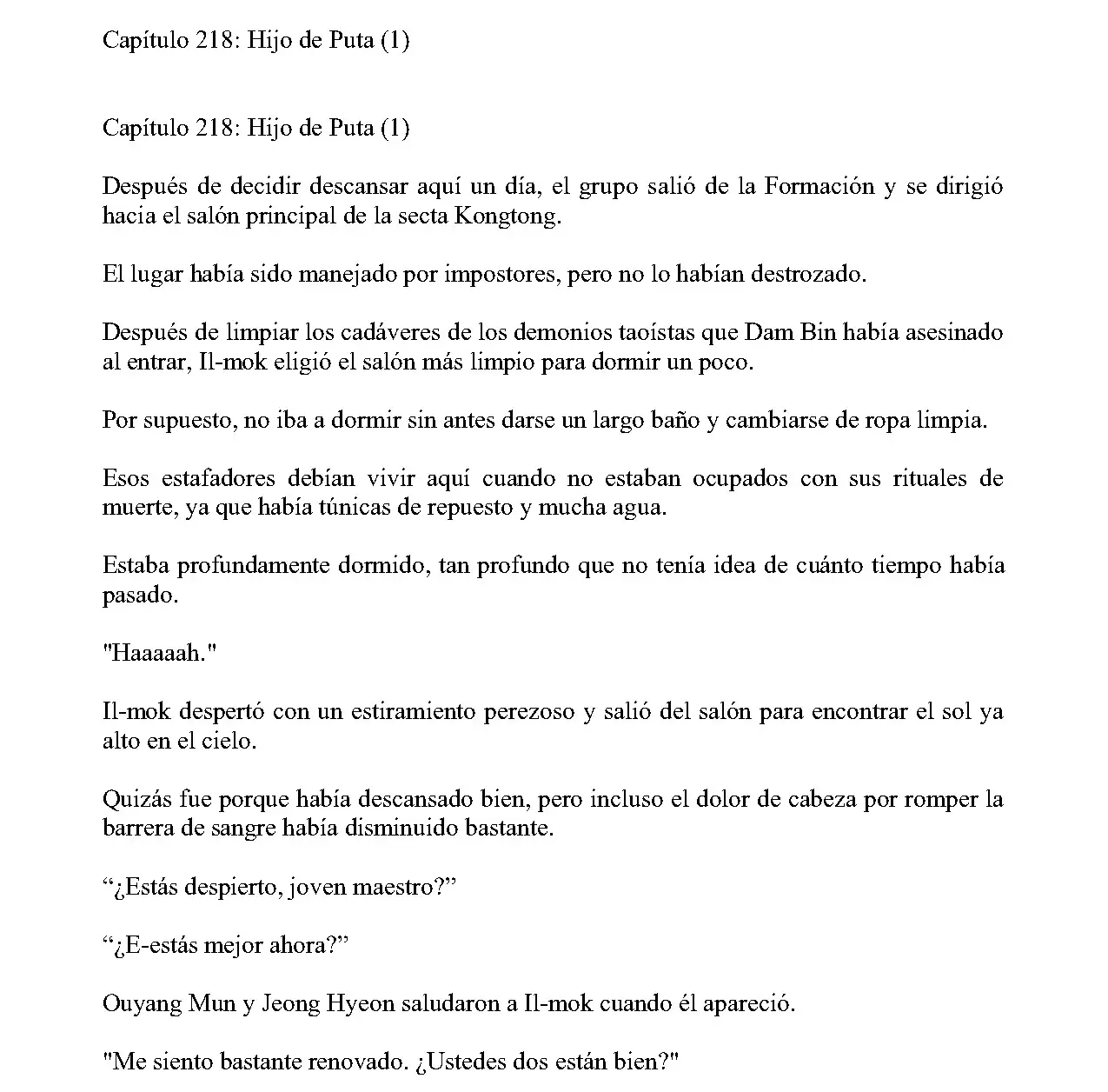 Obligado a ser Demonio Celestial capítulo 218, página 2