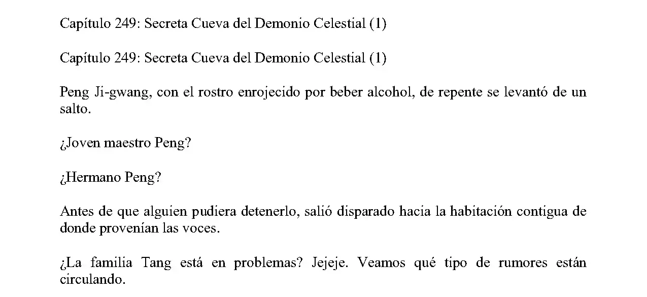 Obligado a ser Demonio Celestial capítulo 249, página 2