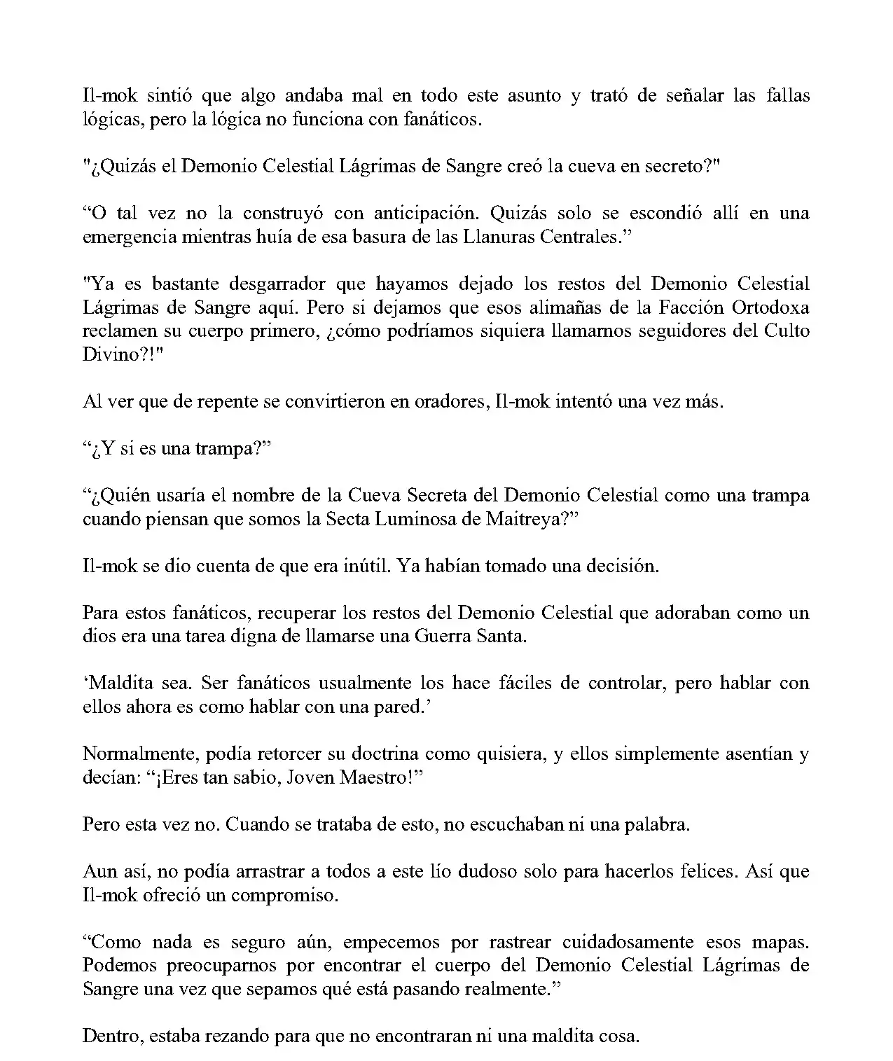 Obligado a ser Demonio Celestial capítulo 249, página 8