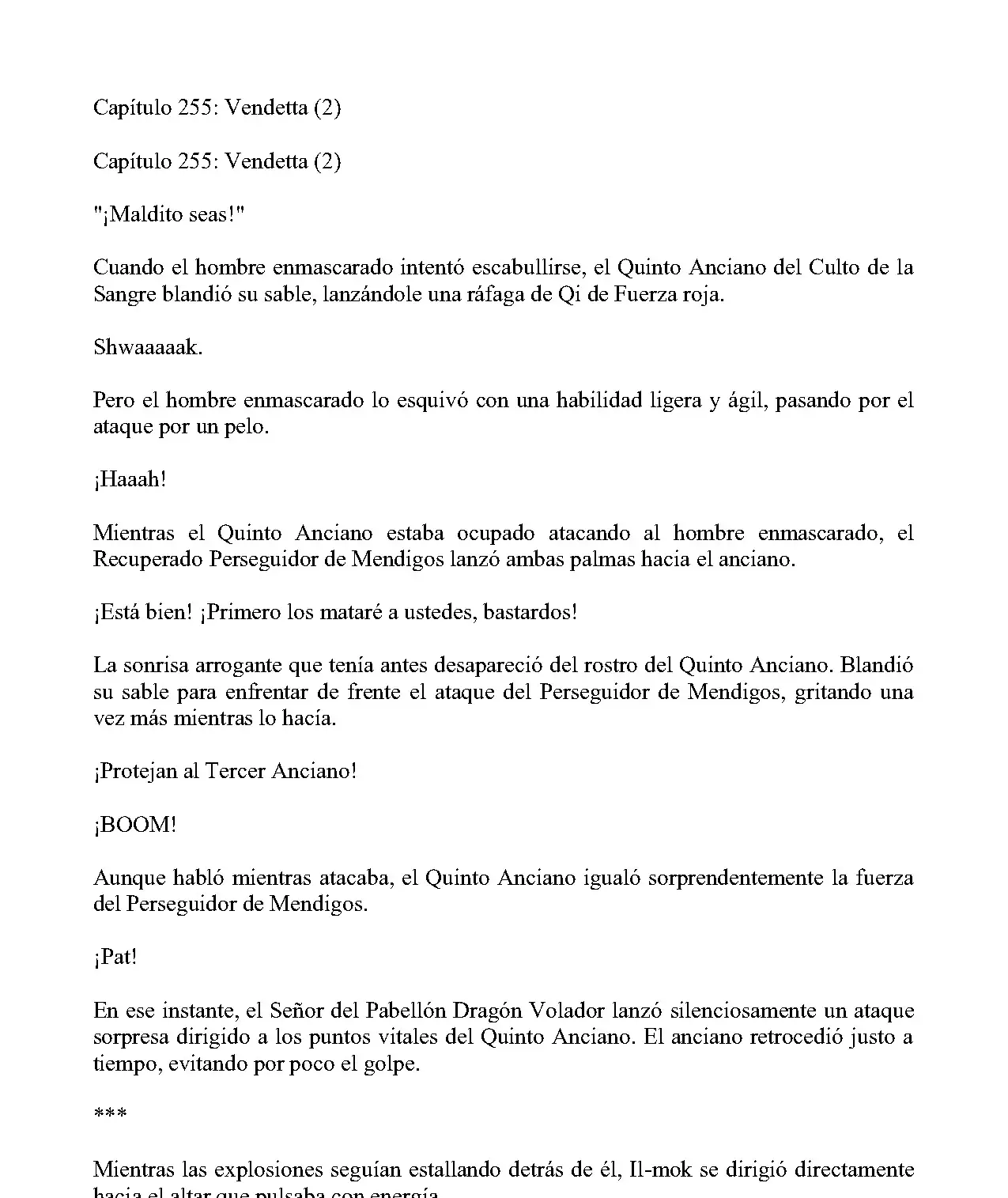 Obligado a ser Demonio Celestial capítulo 255, página 2
