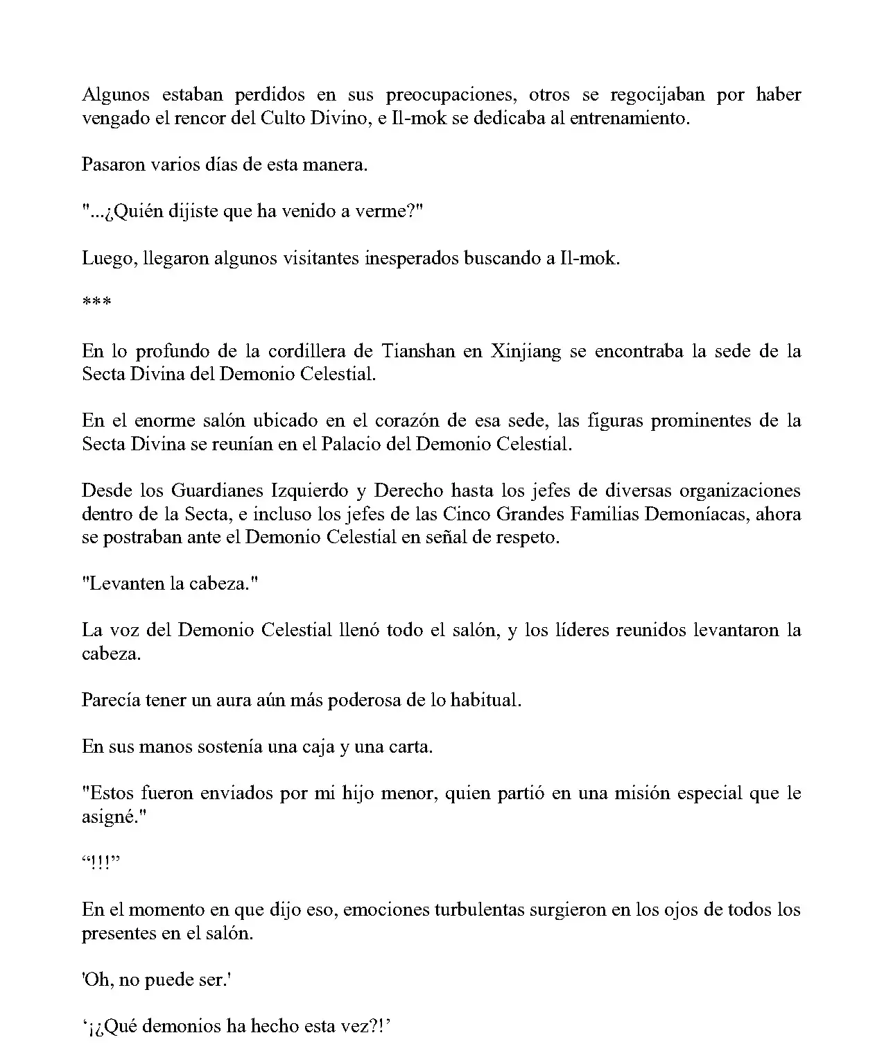 Obligado a ser Demonio Celestial capítulo 263, página 4