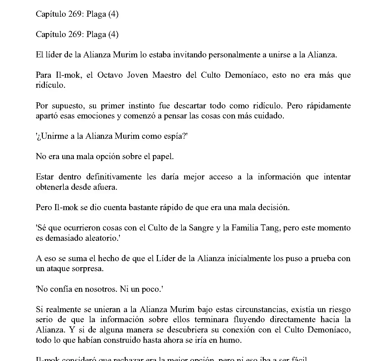 Obligado a ser Demonio Celestial capítulo 269, página 2