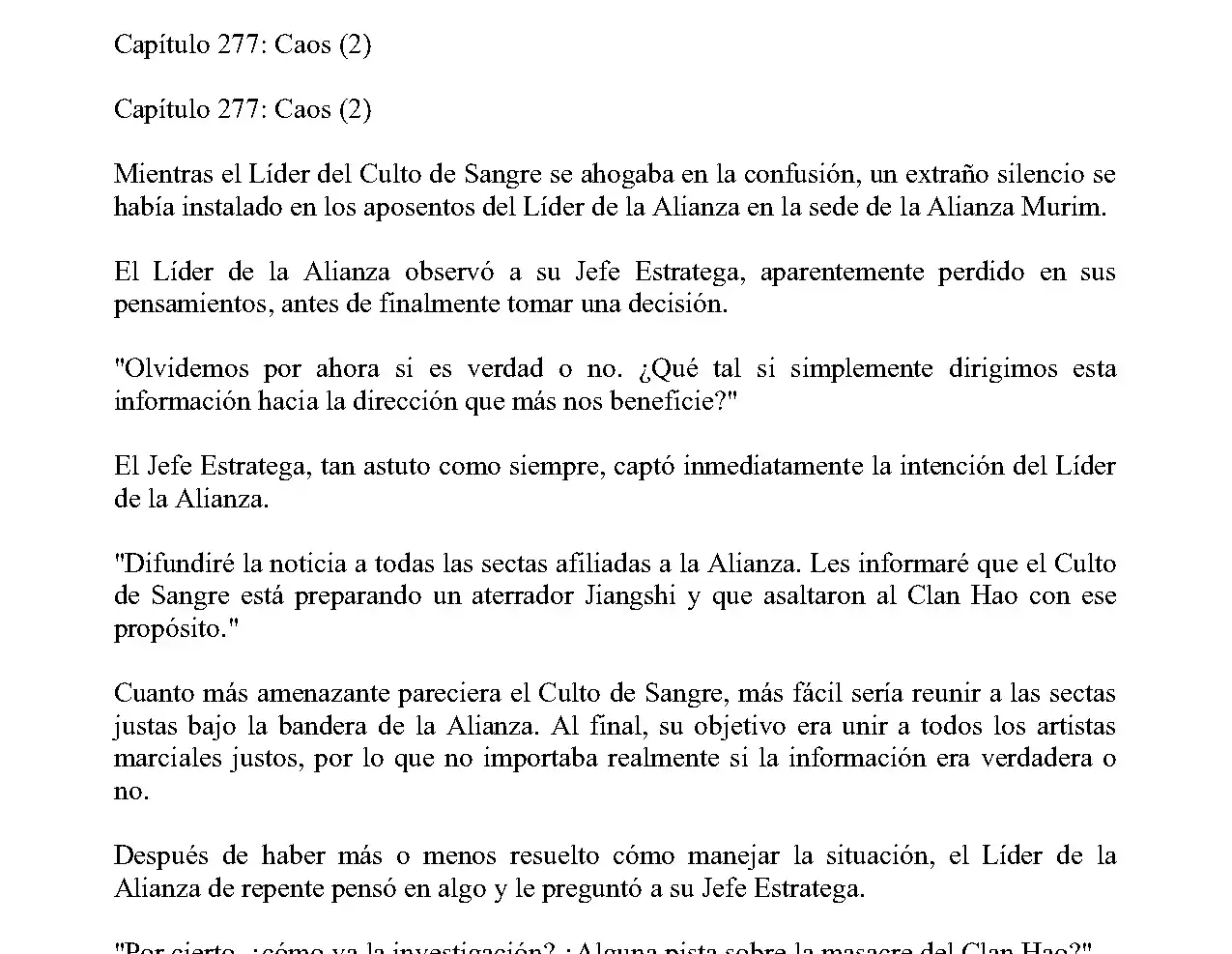 Obligado a ser Demonio Celestial capítulo 277, página 2
