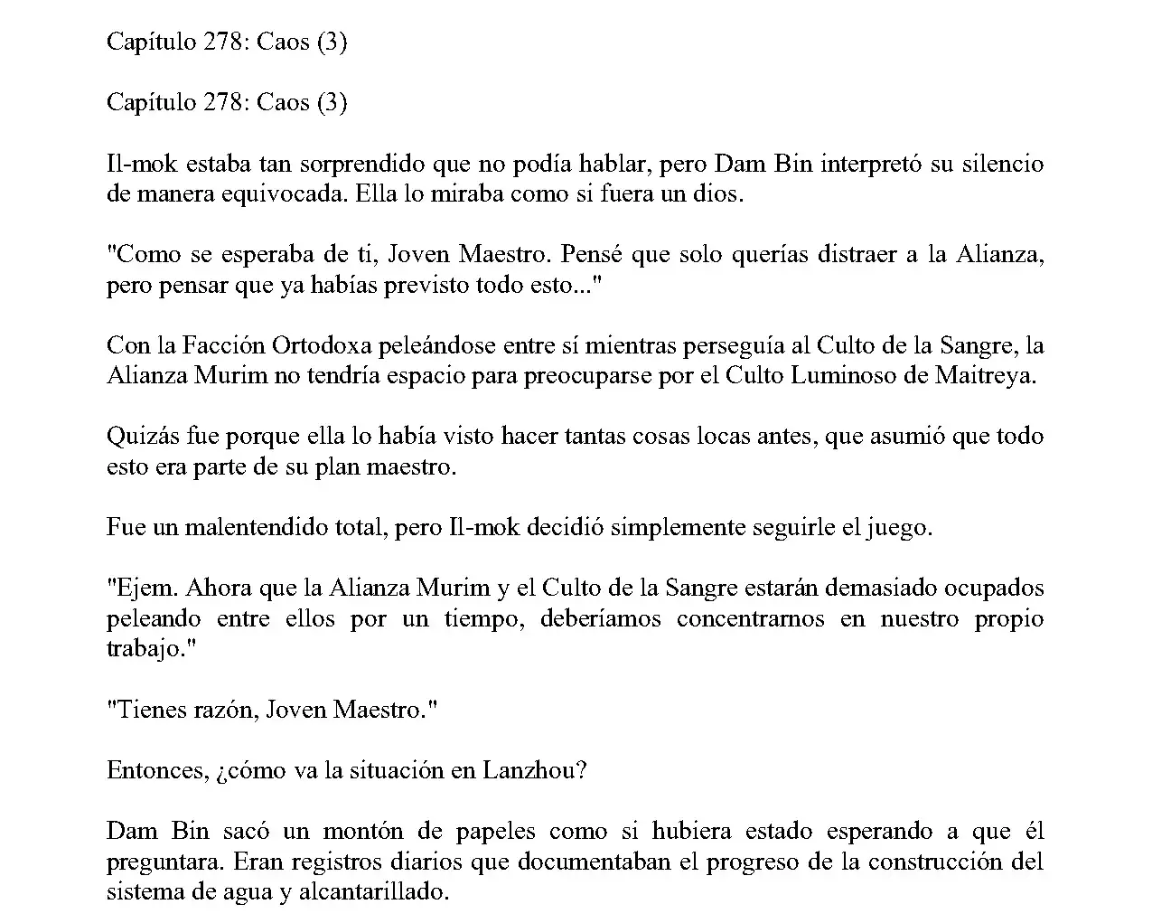 Obligado a ser Demonio Celestial capítulo 278, página 2