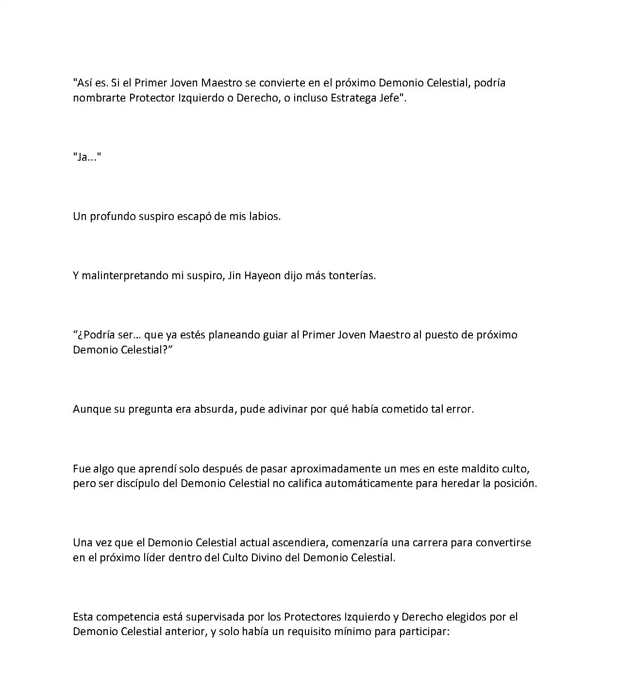 Obligado a ser Demonio Celestial capítulo 29, página 4