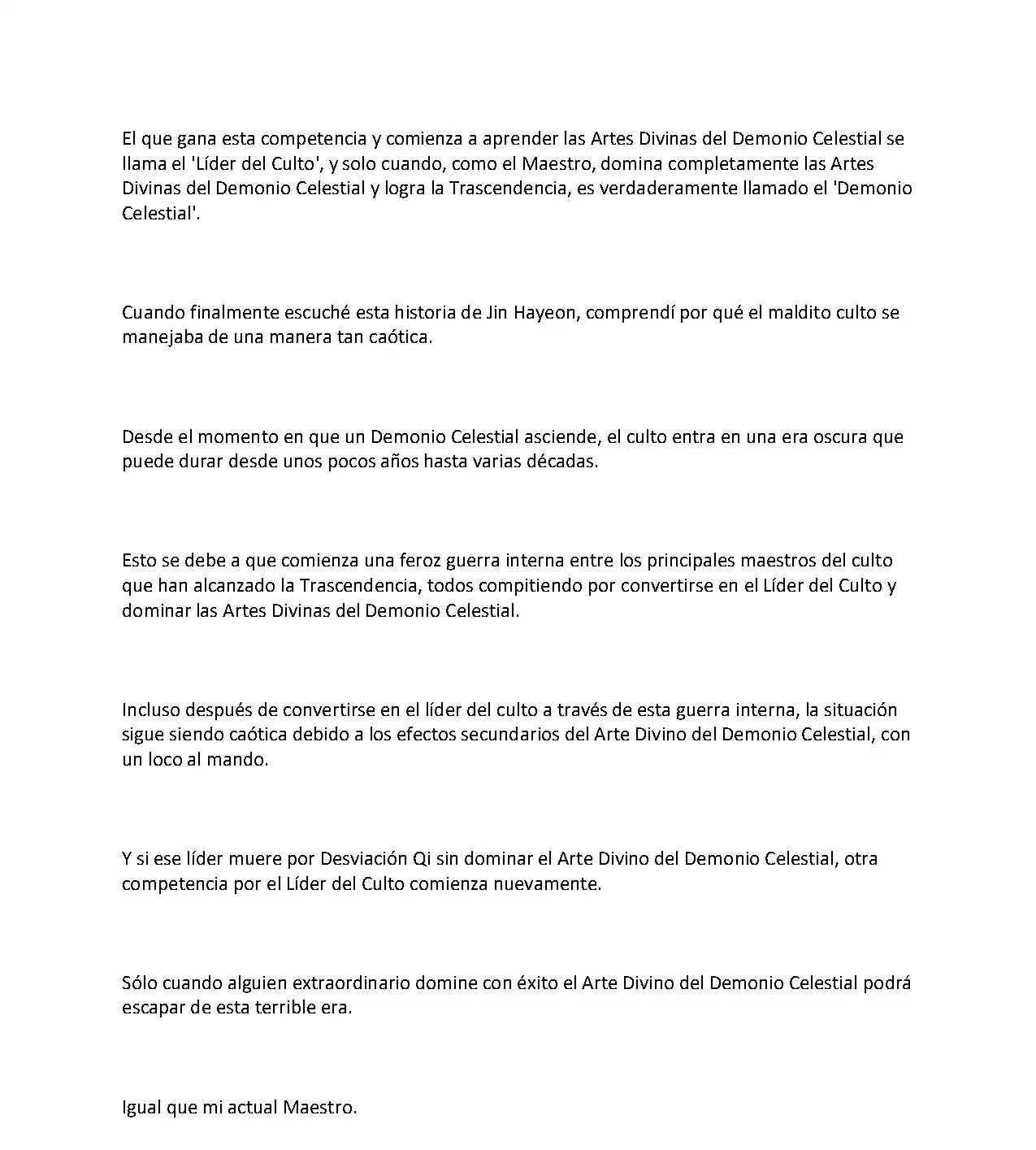 Obligado a ser Demonio Celestial capítulo 29, página 6