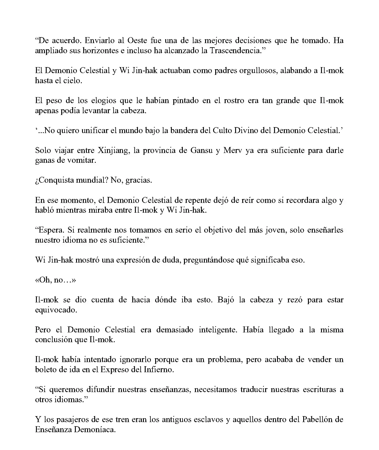 Obligado a ser Demonio Celestial capítulo 300, página 3