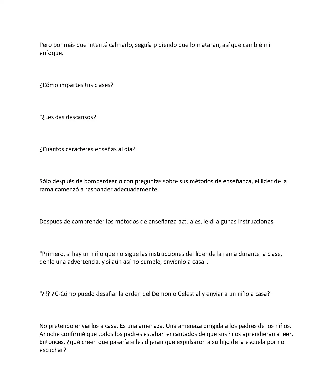 Obligado a ser Demonio Celestial capítulo 31, página 9