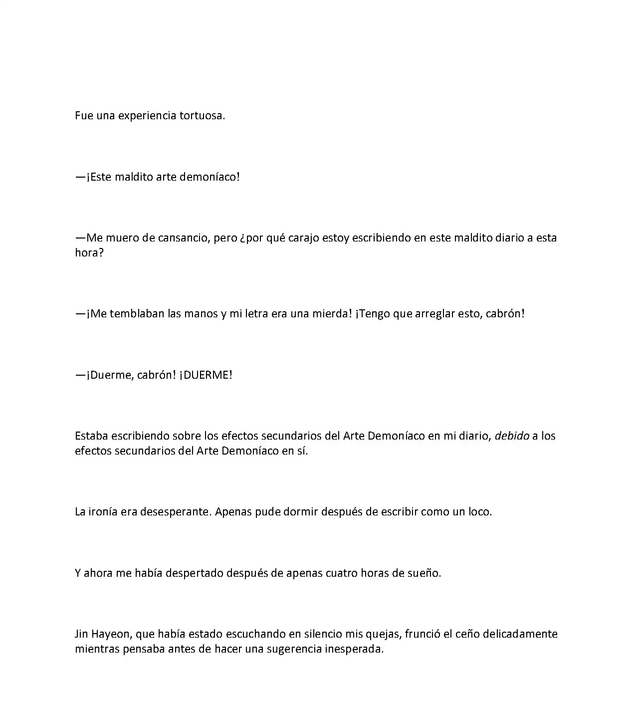 Obligado a ser Demonio Celestial capítulo 38, página 8
