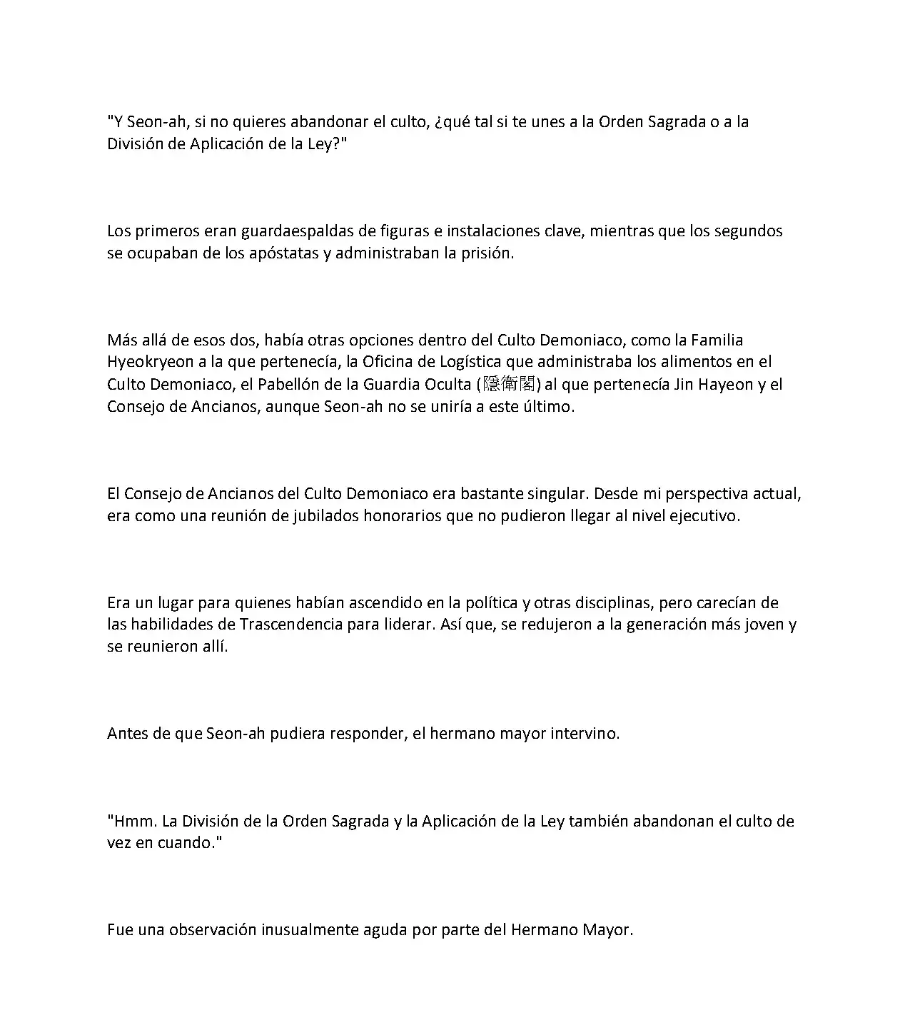 Obligado a ser Demonio Celestial capítulo 40, página 8