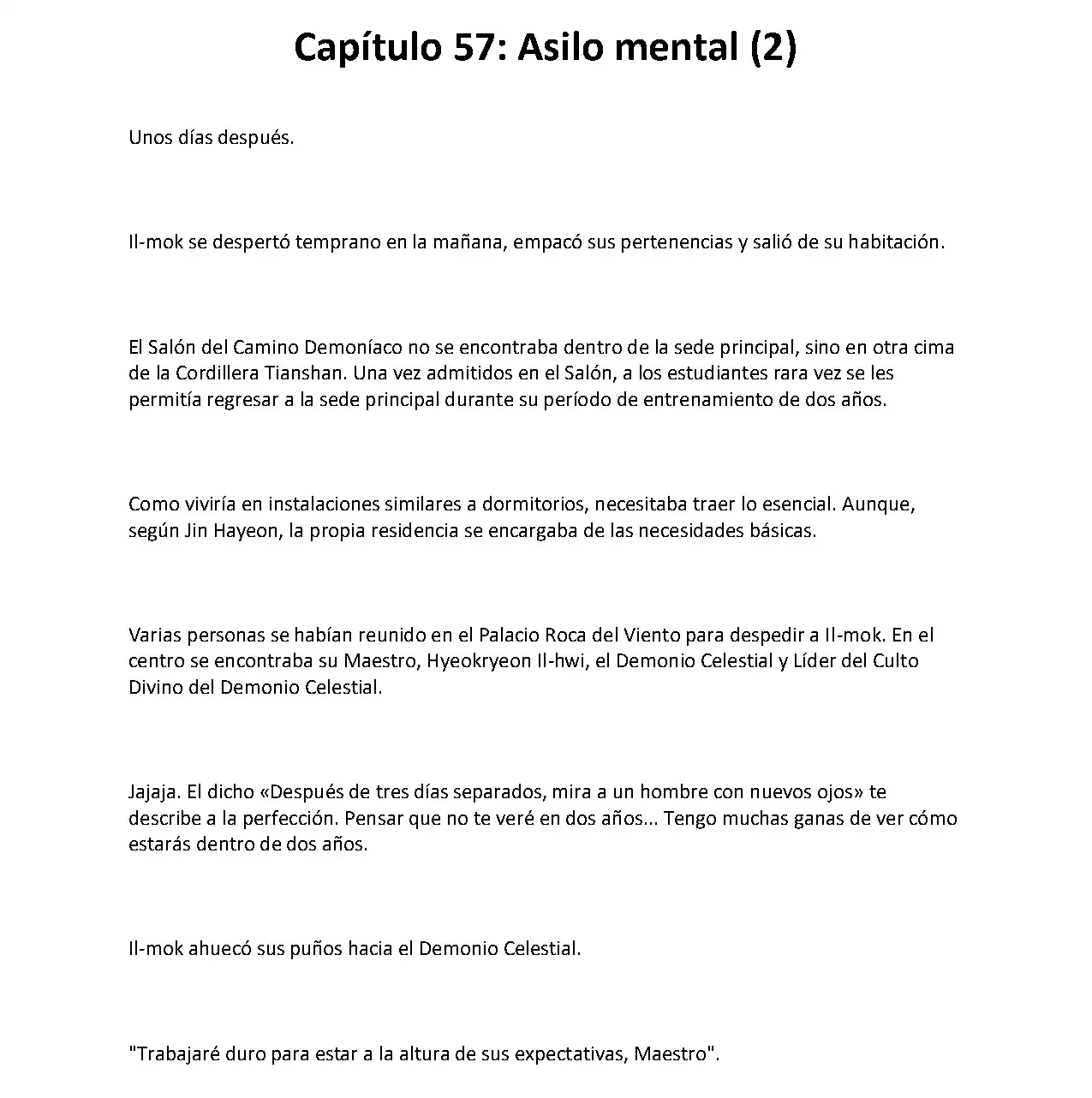 Obligado a ser Demonio Celestial capítulo 57, página 2