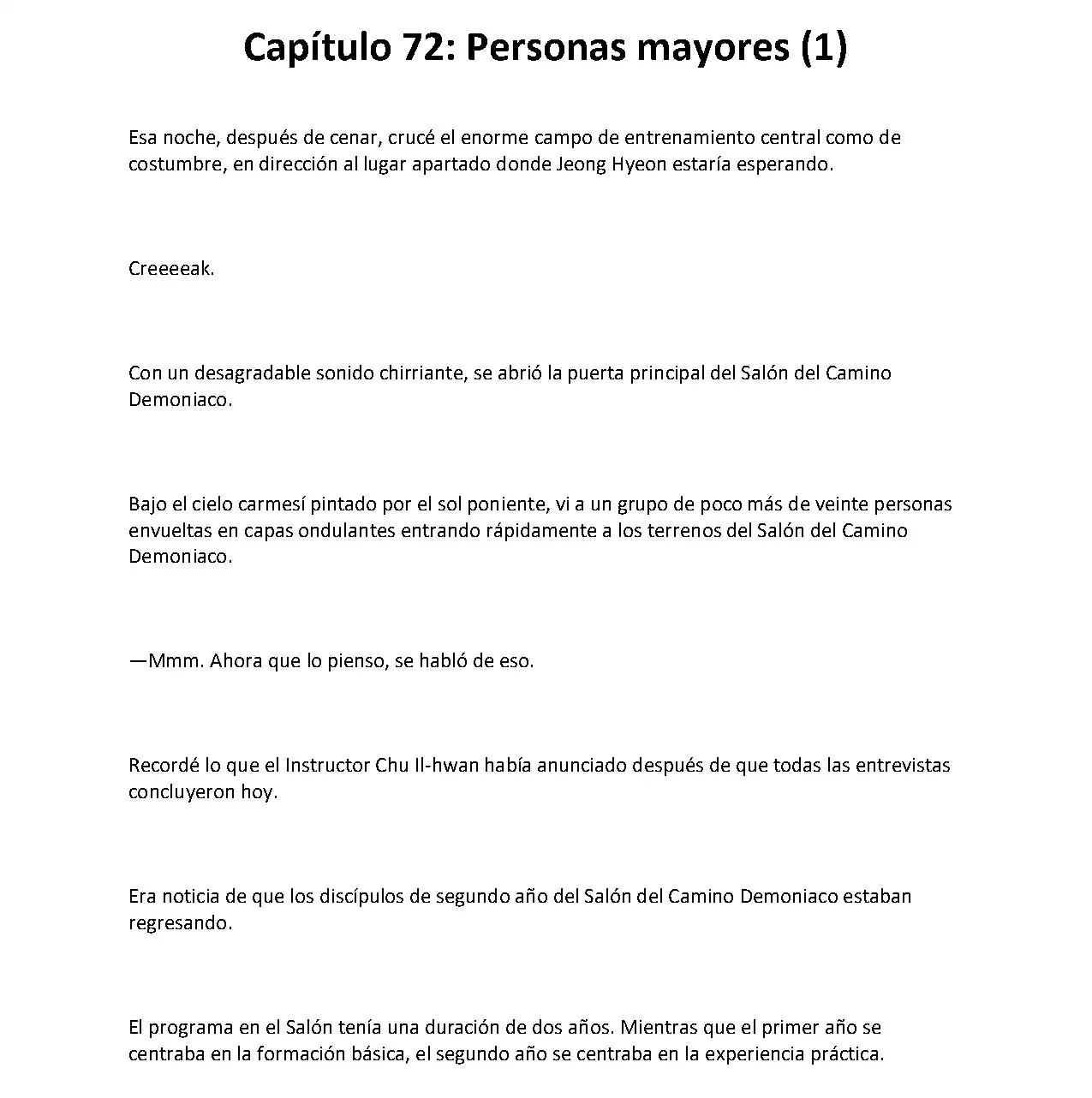 Obligado a ser Demonio Celestial capítulo 72, página 2