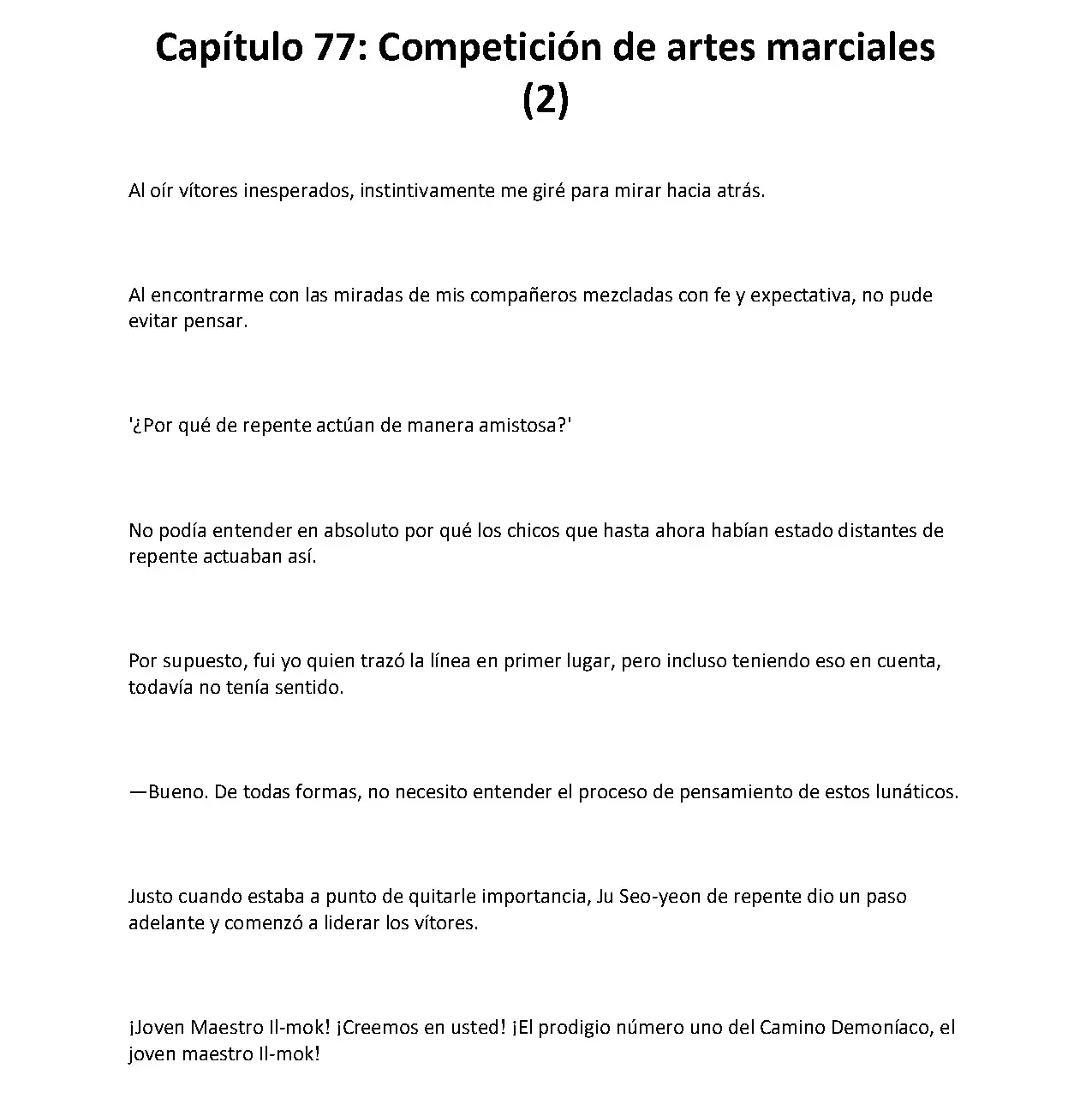 Obligado a ser Demonio Celestial capítulo 77, página 2