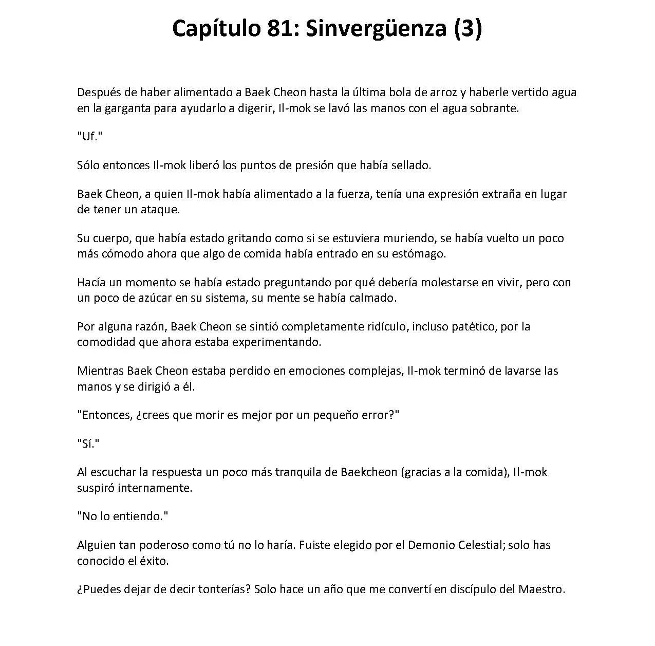 Obligado a ser Demonio Celestial capítulo 81, página 2