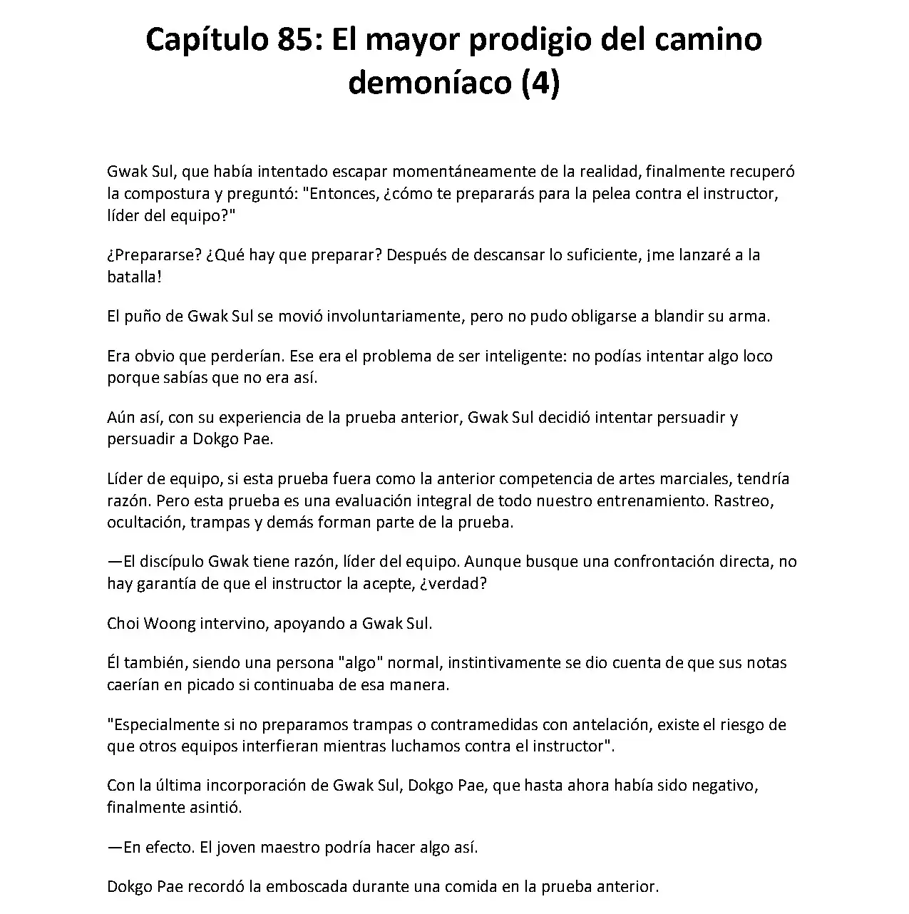 Obligado a ser Demonio Celestial capítulo 85, página 2