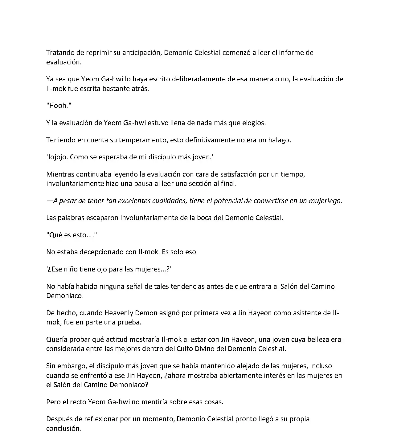 Obligado a ser Demonio Celestial capítulo 87, página 9