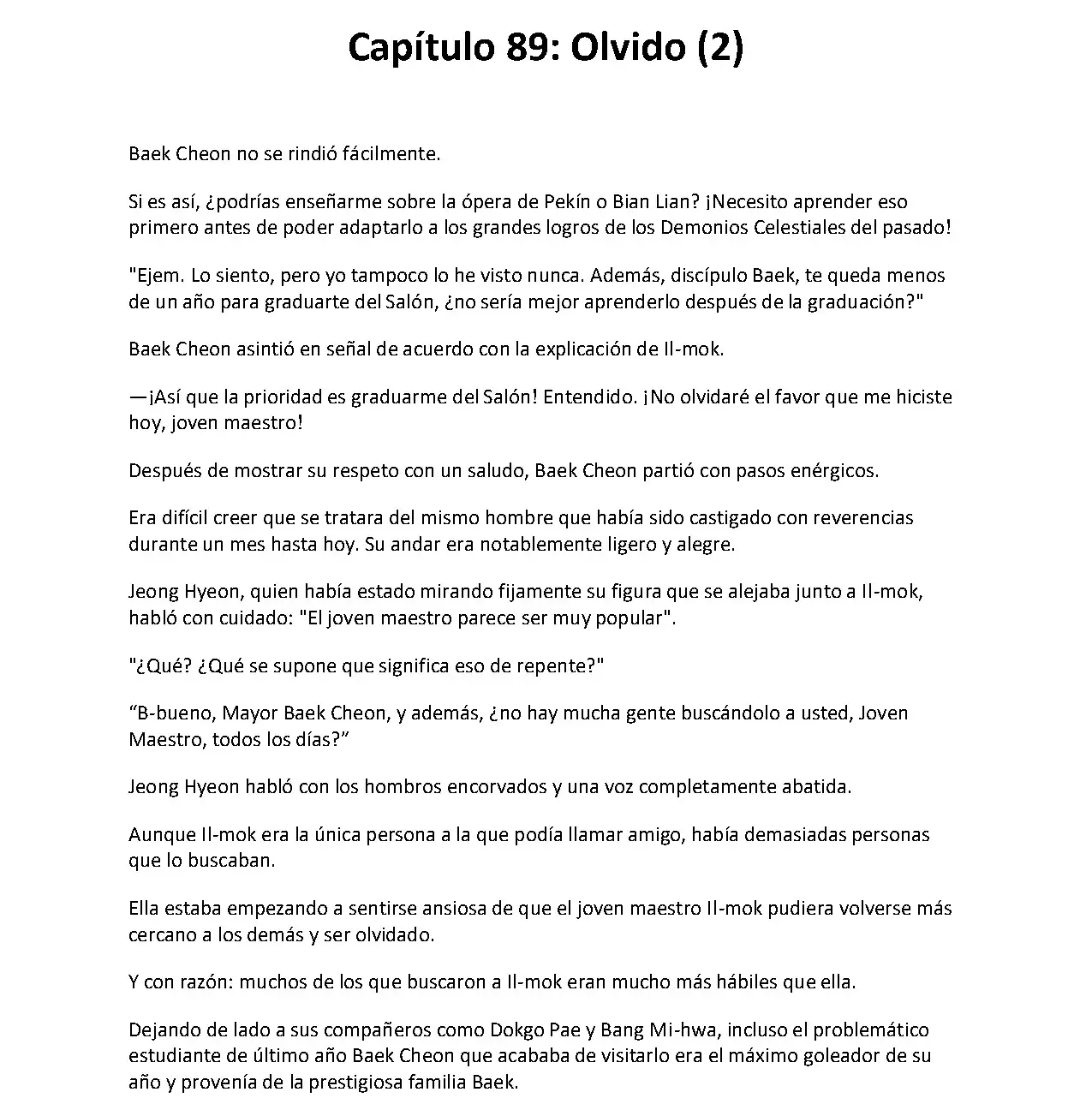 Obligado a ser Demonio Celestial capítulo 89, página 2