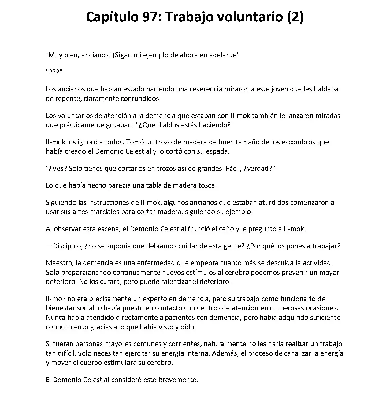 Obligado a ser Demonio Celestial capítulo 97, página 2