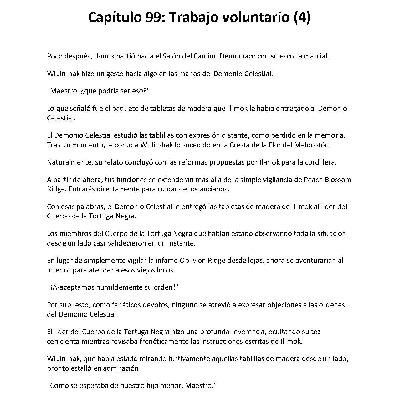 Obligado a ser Demonio Celestial capítulo 99, página 2