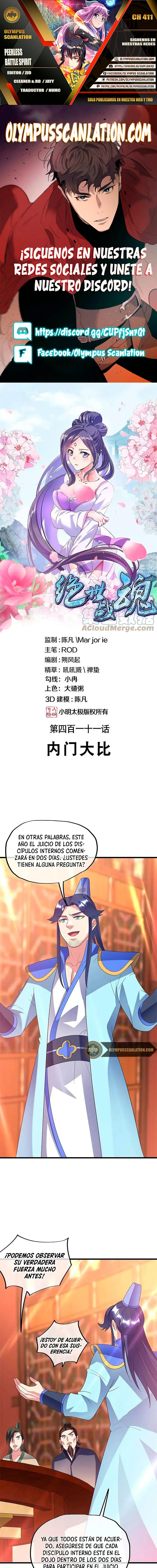 Peerless Battle Spirit capítulo 411, página 1