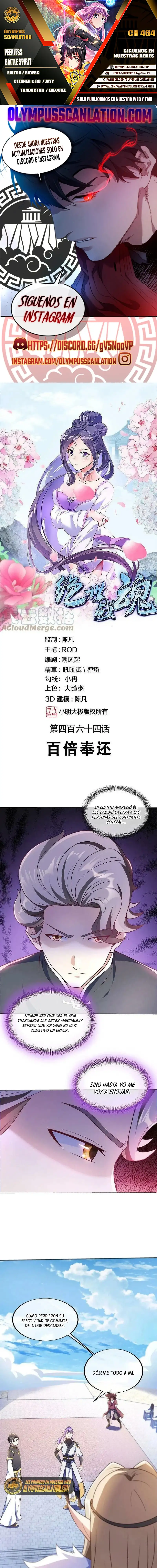 Peerless Battle Spirit capítulo 464, página 1