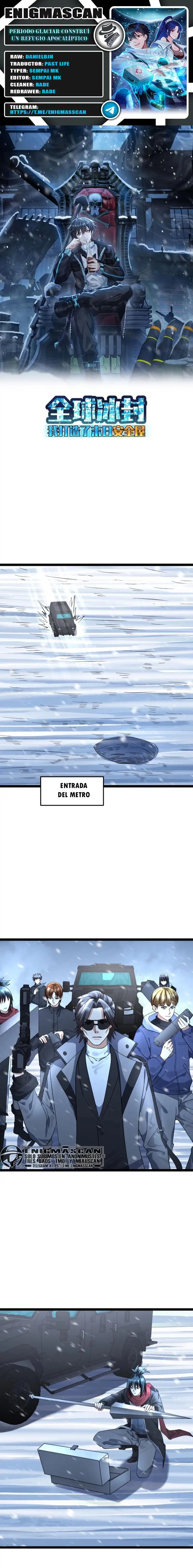 Periodo Glaciar: Construí un Refugio Apocalíptico capítulo 385, página 1