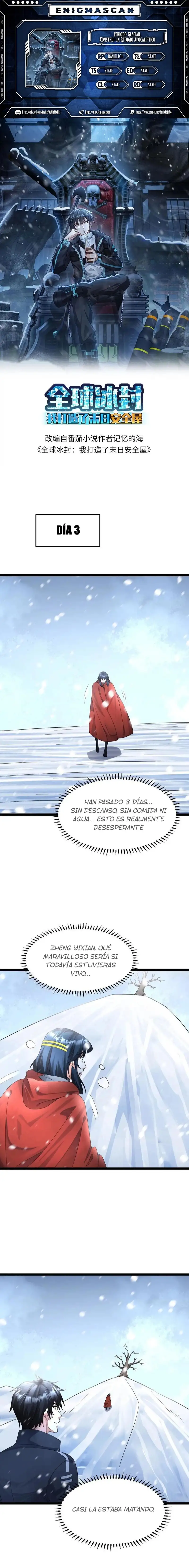 Periodo Glaciar: Construí un Refugio Apocalíptico capítulo 466, página 1