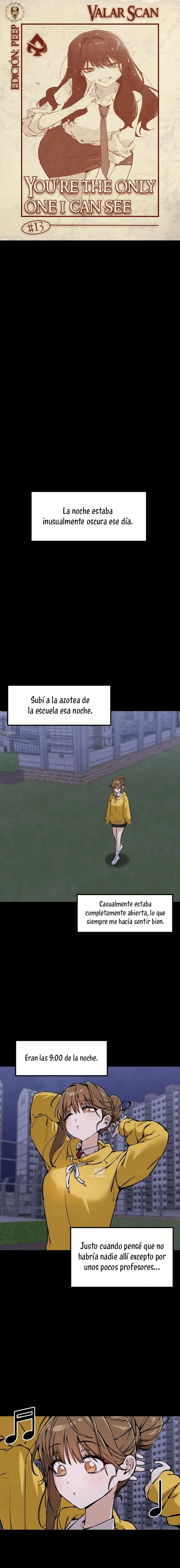 Solo te puedo ver a ti capítulo 13, página 1
