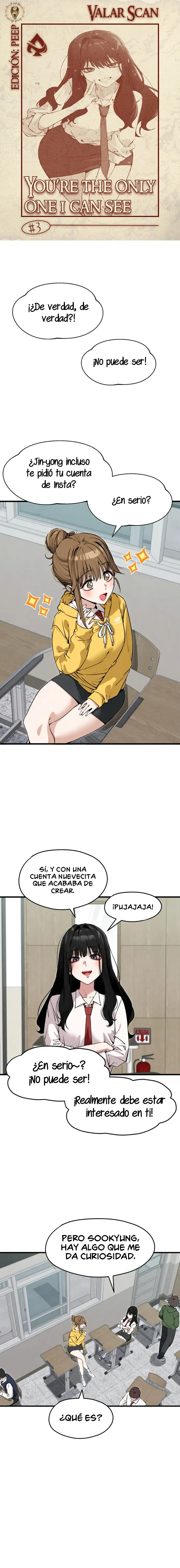 Solo te puedo ver a ti capítulo 3, página 1