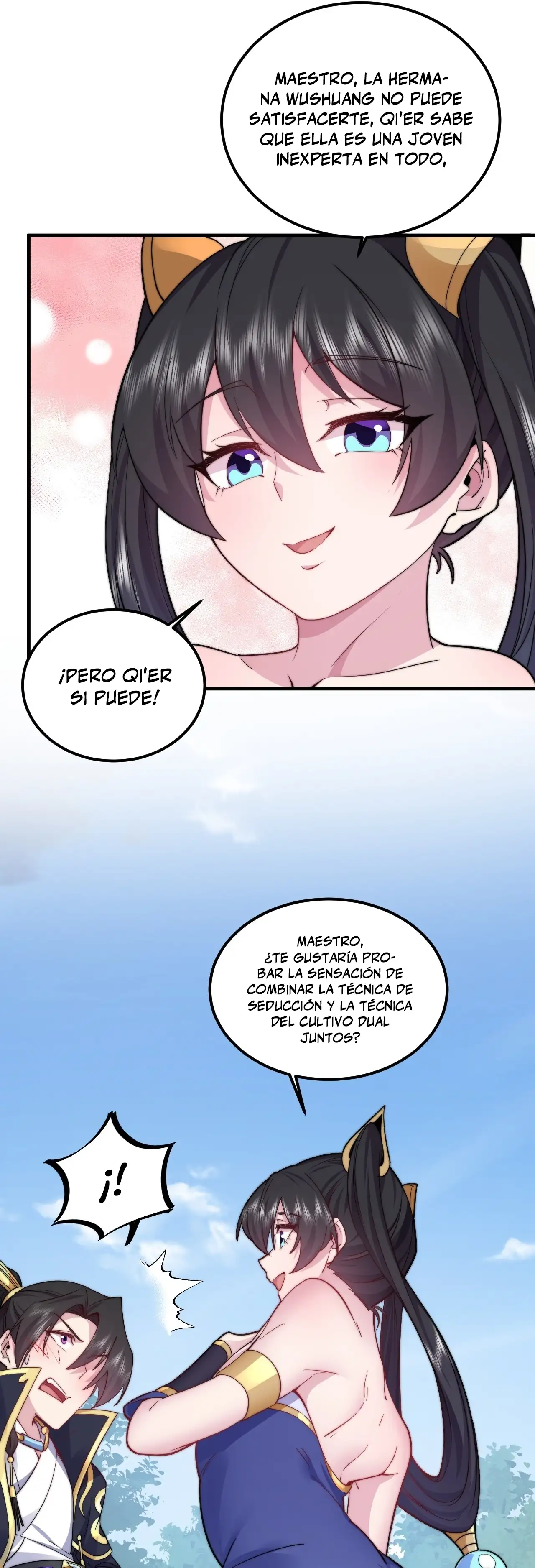 Yo, el Maestro Malvado, Llevo a mis Discipulas a ser Invencibles en Todo el Mundo capítulo 100, página 9