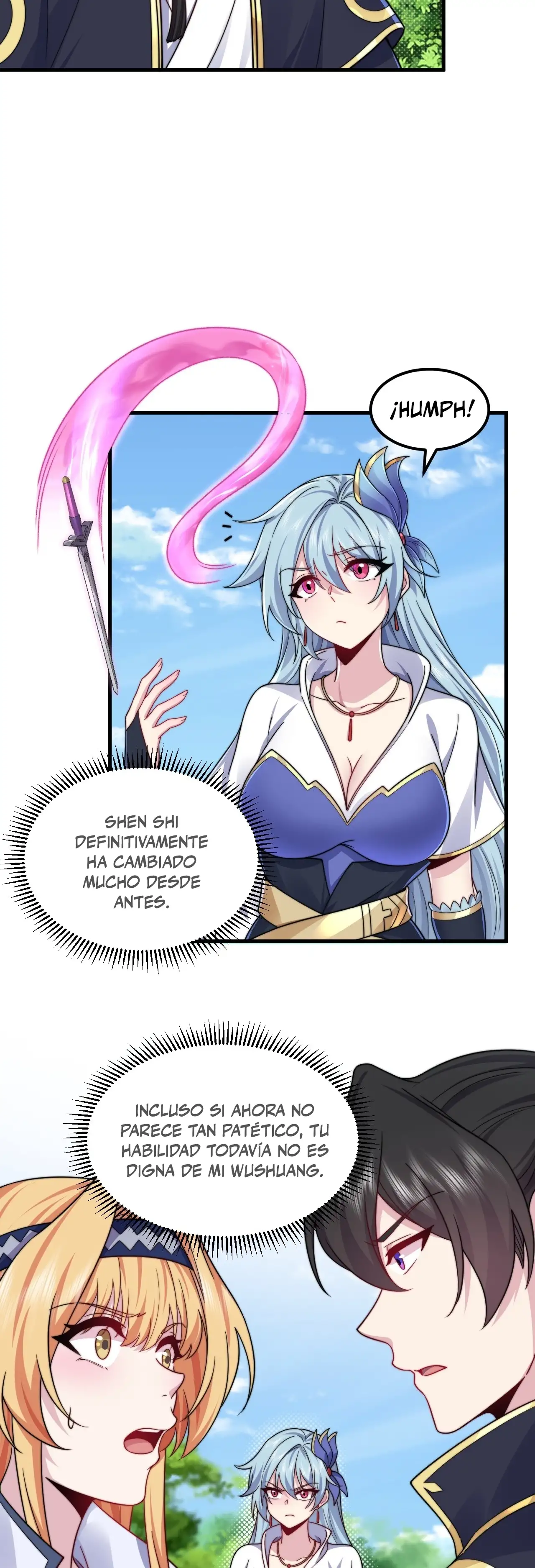 Yo, el Maestro Malvado, Llevo a mis Discipulas a ser Invencibles en Todo el Mundo capítulo 104, página 7
