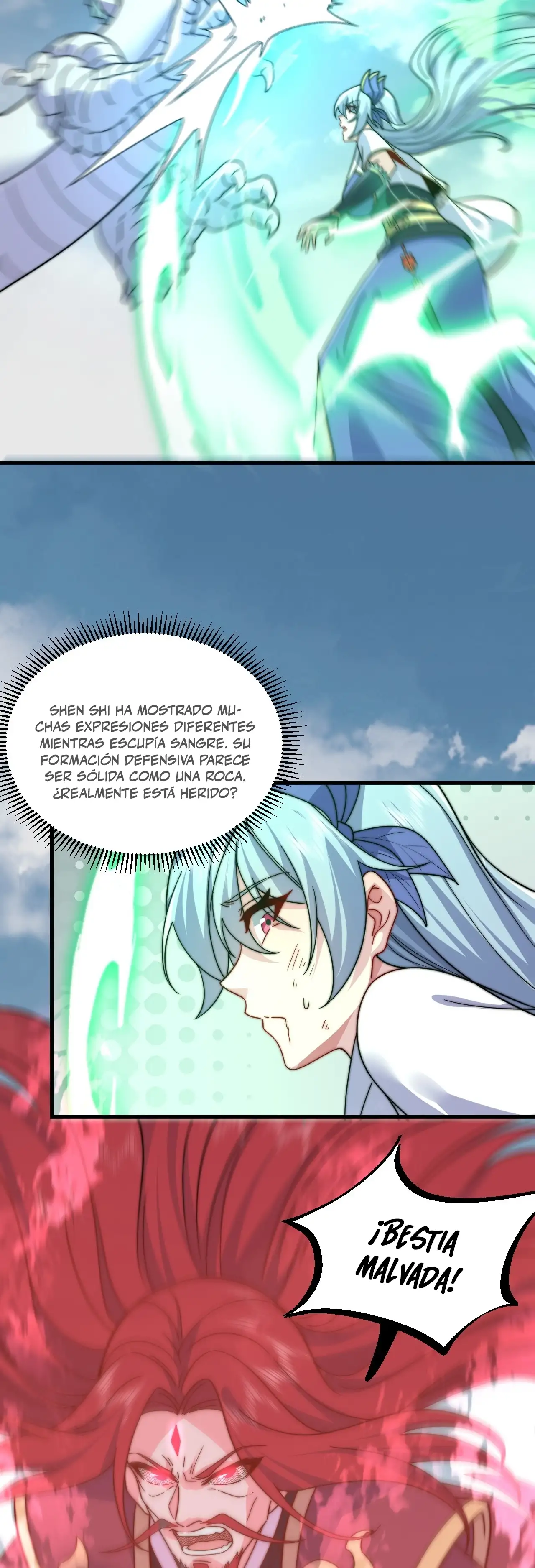 Yo, el Maestro Malvado, Llevo a mis Discipulas a ser Invencibles en Todo el Mundo capítulo 105, página 7