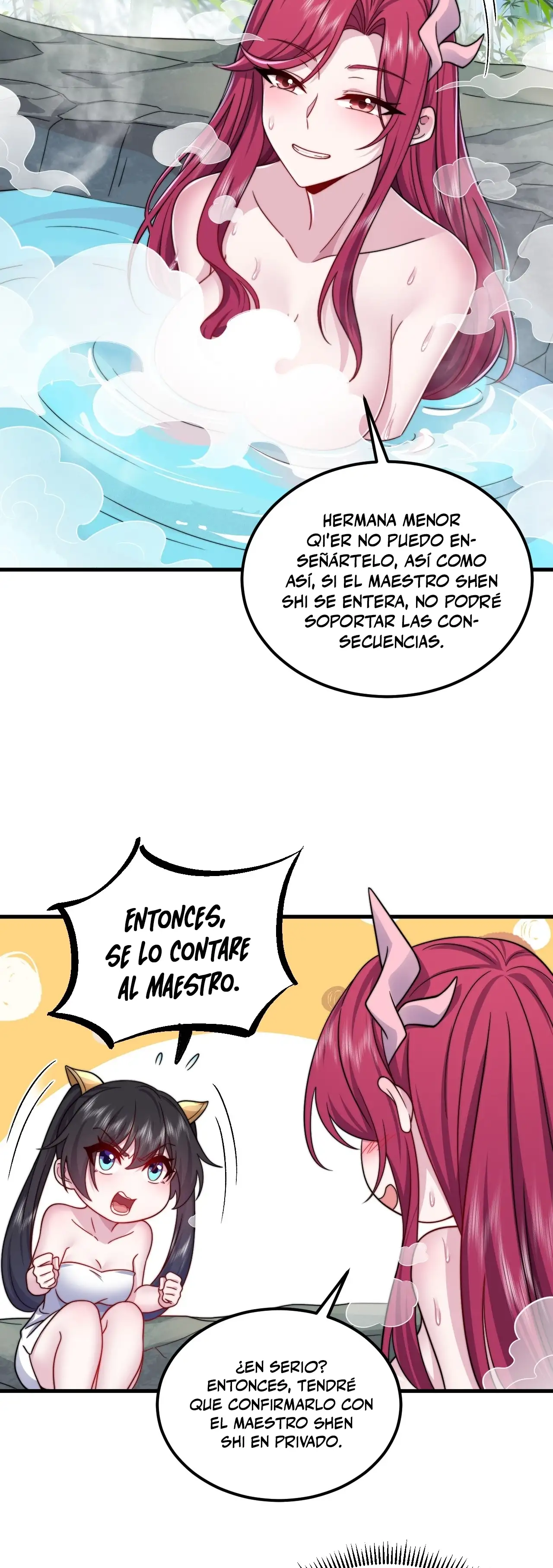 Yo, el Maestro Malvado, Llevo a mis Discipulas a ser Invencibles en Todo el Mundo capítulo 112, página 25