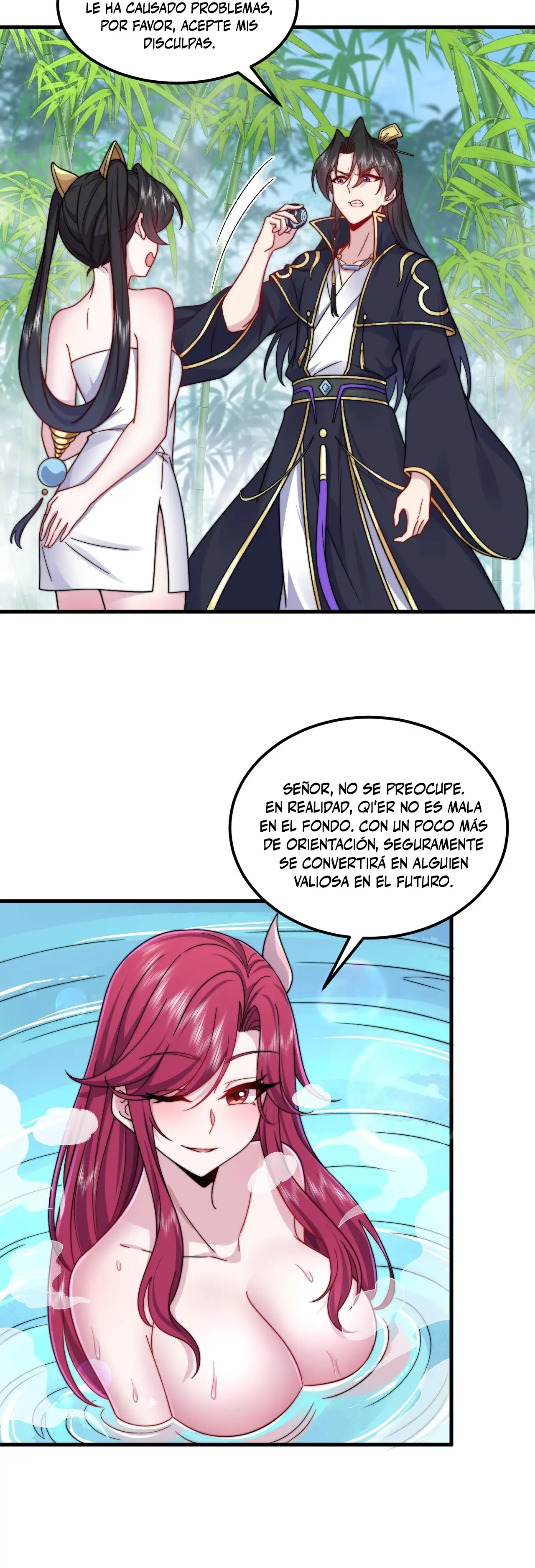 Yo, el Maestro Malvado, Llevo a mis Discipulas a ser Invencibles en Todo el Mundo capítulo 113, página 8