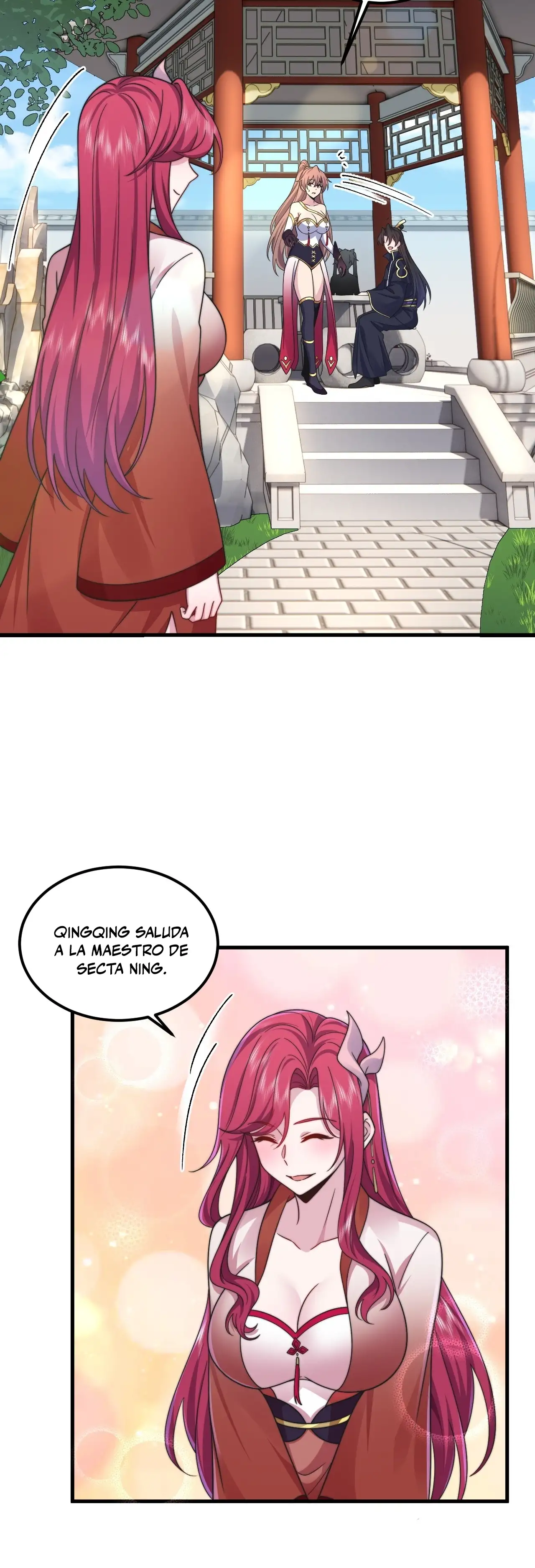 Yo, el Maestro Malvado, Llevo a mis Discipulas a ser Invencibles en Todo el Mundo capítulo 114, página 7