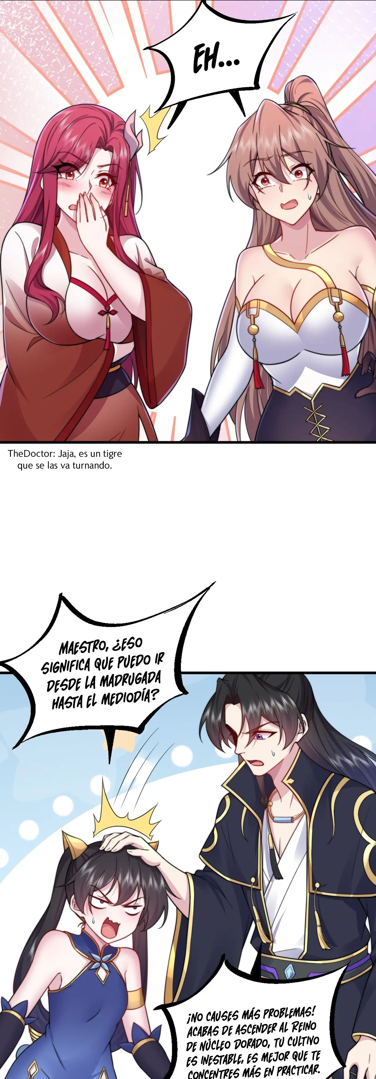 Yo, el Maestro Malvado, Llevo a mis Discipulas a ser Invencibles en Todo el Mundo capítulo 114, página 21