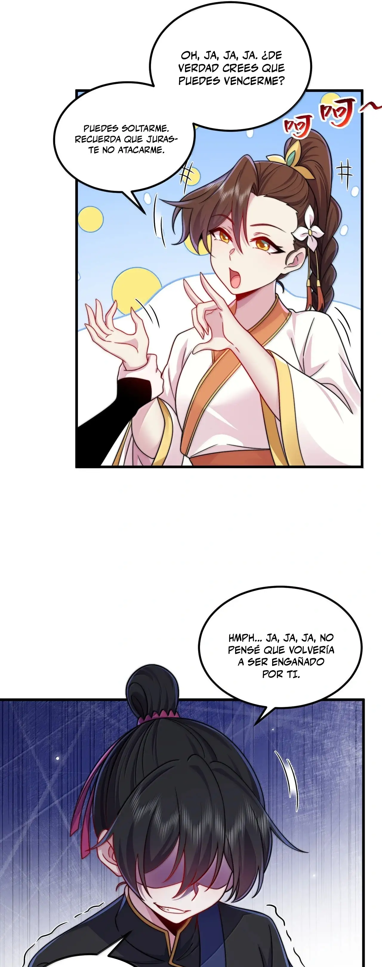 Yo, el Maestro Malvado, Llevo a mis Discipulas a ser Invencibles en Todo el Mundo capítulo 122, página 17