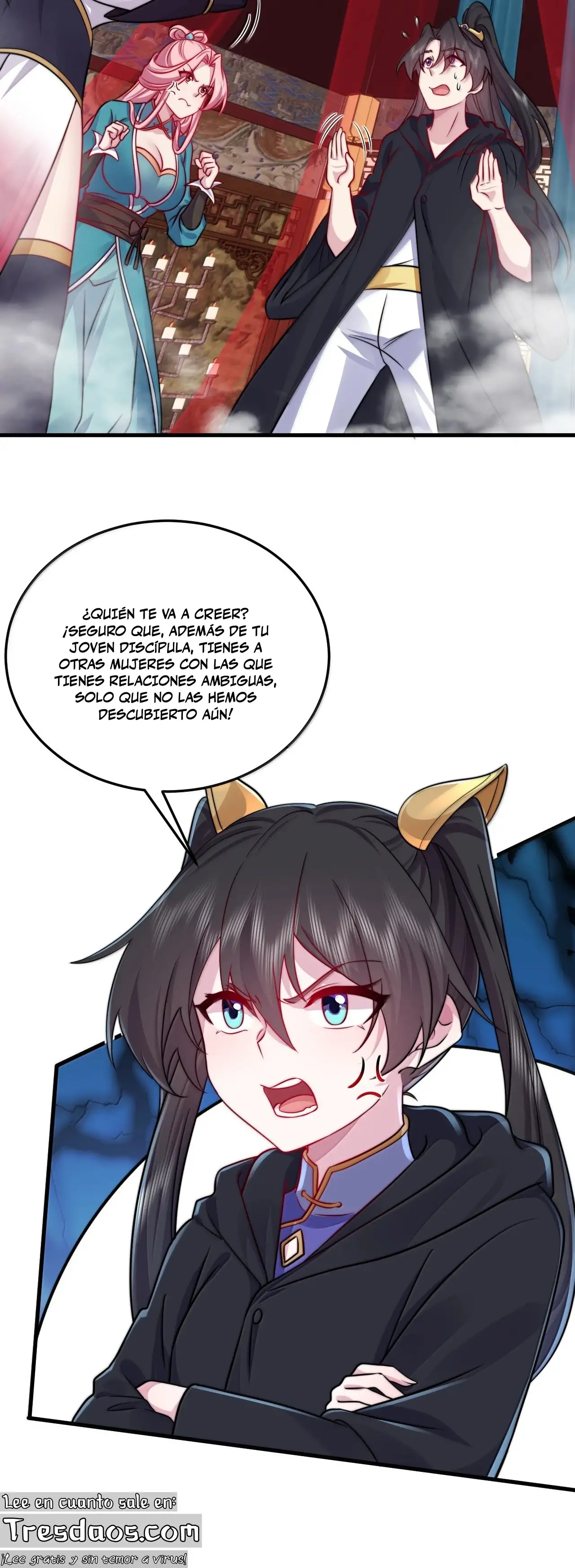 Yo, el Maestro Malvado, Llevo a mis Discipulas a ser Invencibles en Todo el Mundo capítulo 134, página 18