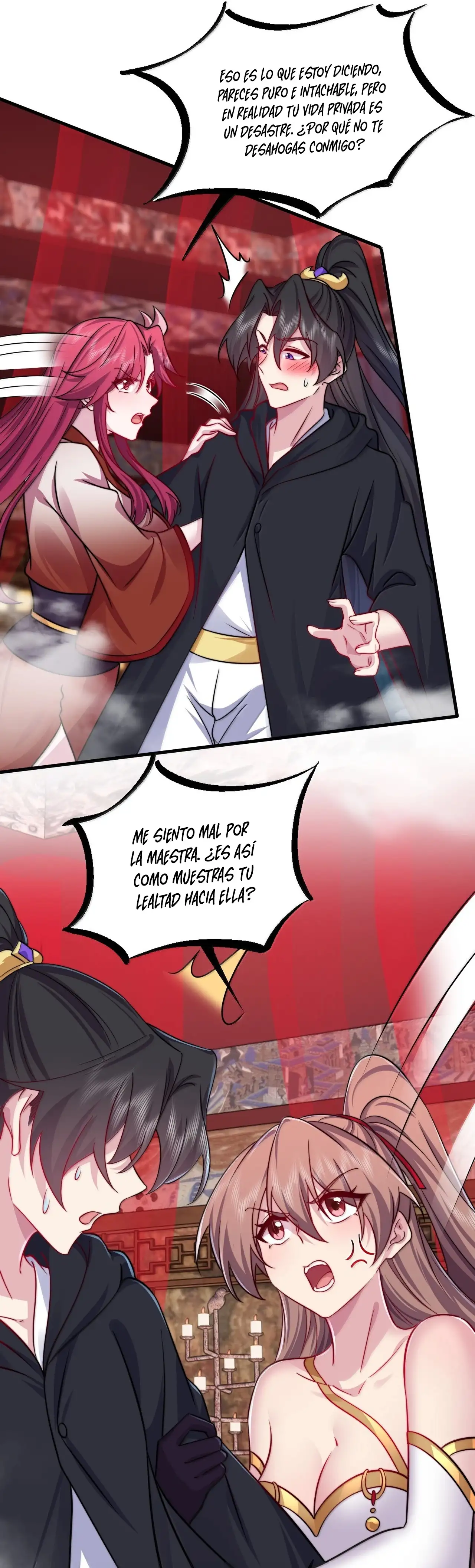Yo, el Maestro Malvado, Llevo a mis Discipulas a ser Invencibles en Todo el Mundo capítulo 134, página 19