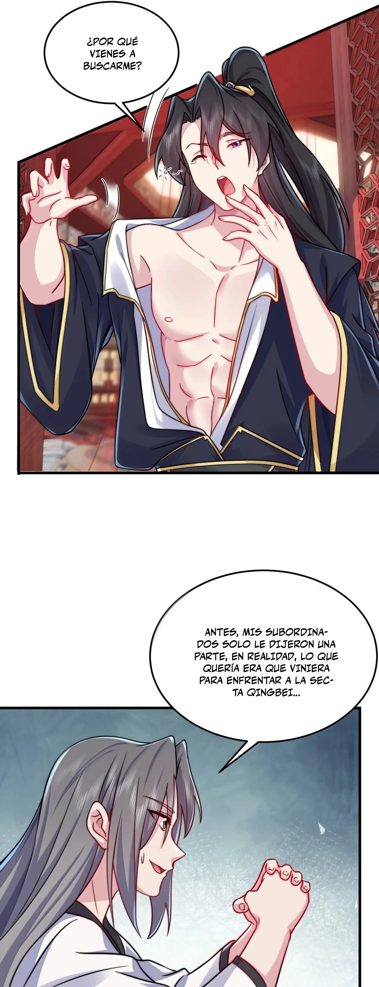 Yo, el Maestro Malvado, Llevo a mis Discipulas a ser Invencibles en Todo el Mundo capítulo 135, página 21