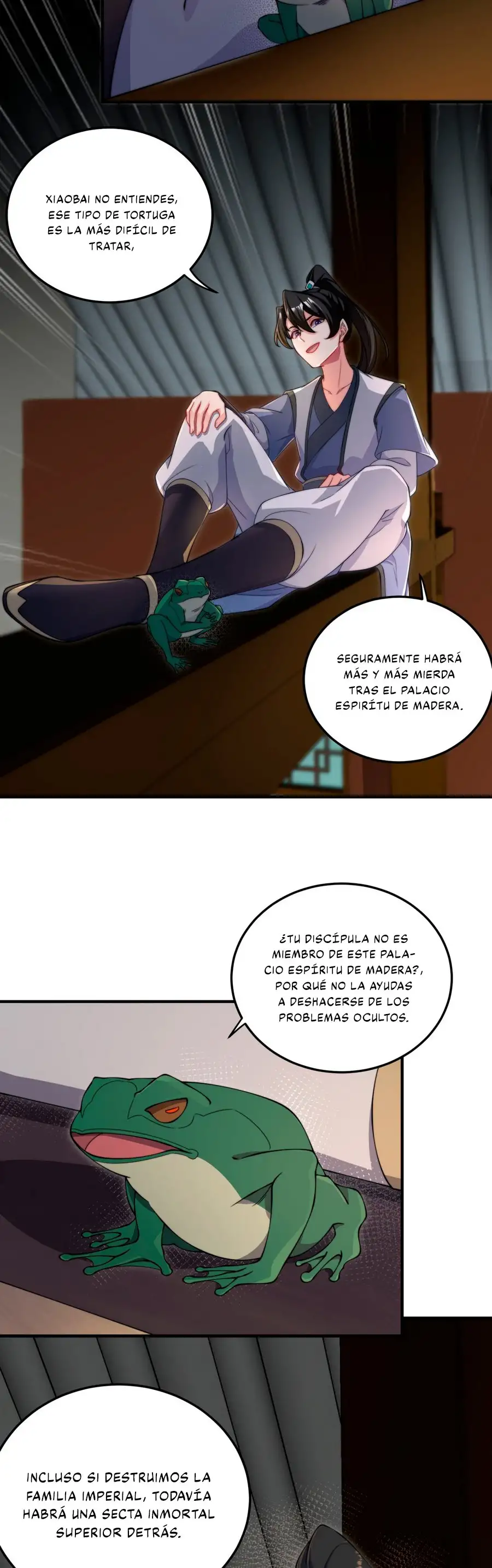 Yo, el Maestro Malvado, Llevo a mis Discipulas a ser Invencibles en Todo el Mundo capítulo 16, página 29