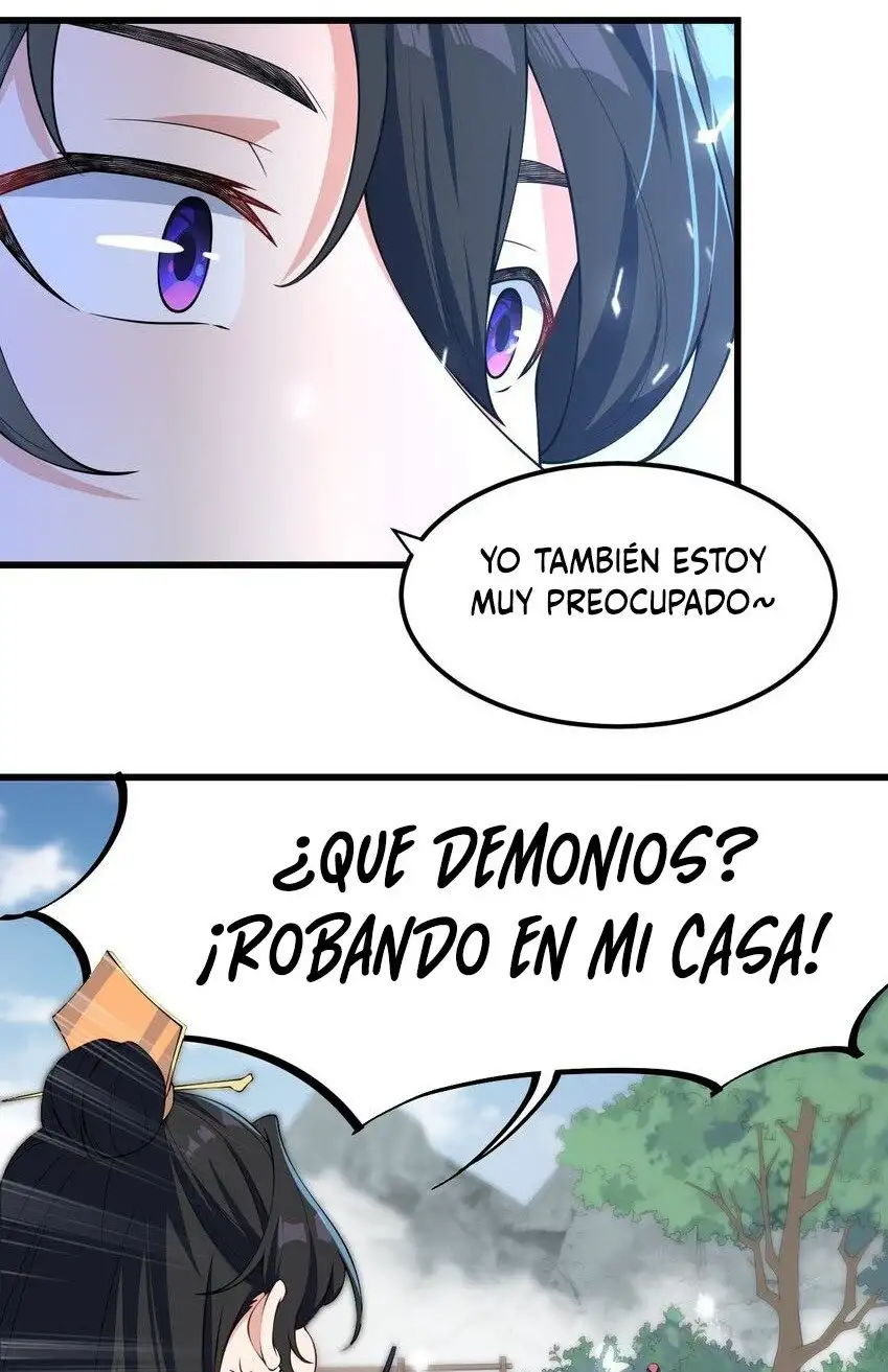 Yo, el Maestro Malvado, Llevo a mis Discipulas a ser Invencibles en Todo el Mundo capítulo 2, página 35