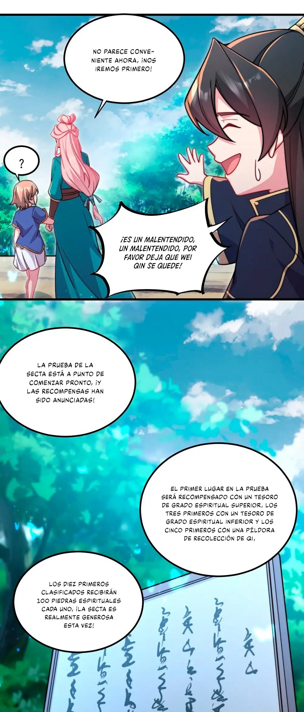 Yo, el Maestro Malvado, Llevo a mis Discipulas a ser Invencibles en Todo el Mundo capítulo 27, página 15