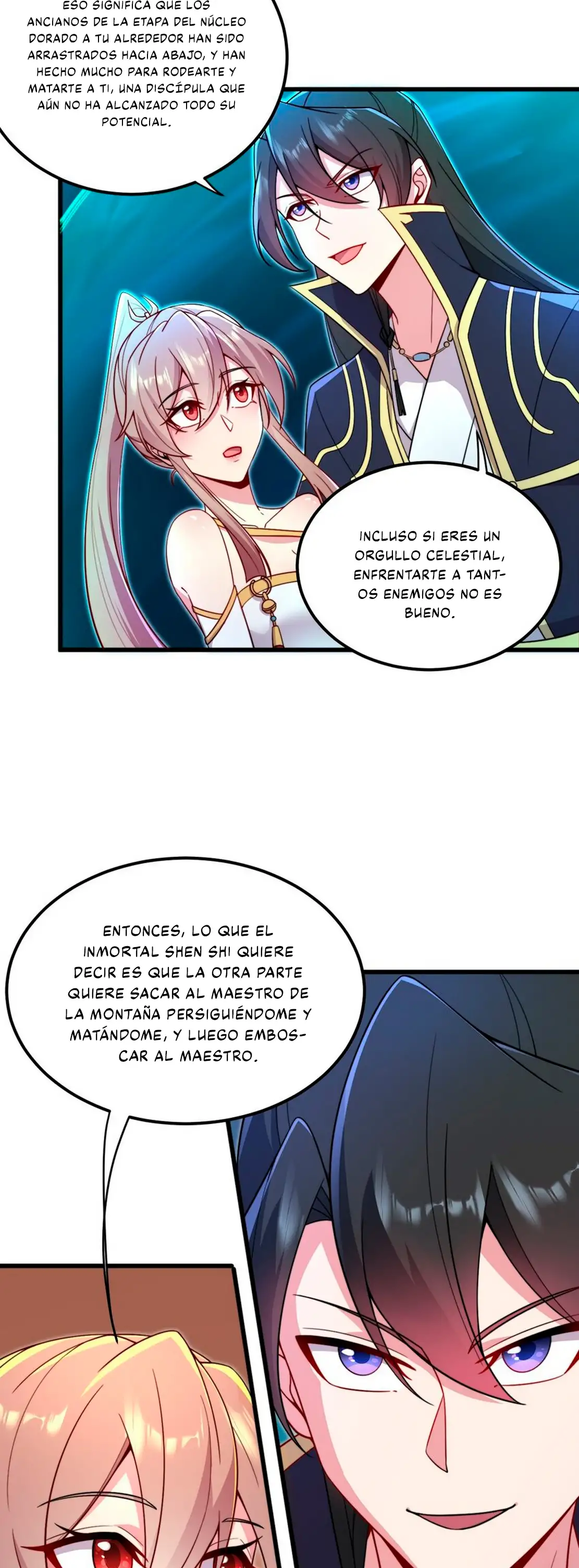 Yo, el Maestro Malvado, Llevo a mis Discipulas a ser Invencibles en Todo el Mundo capítulo 30, página 12